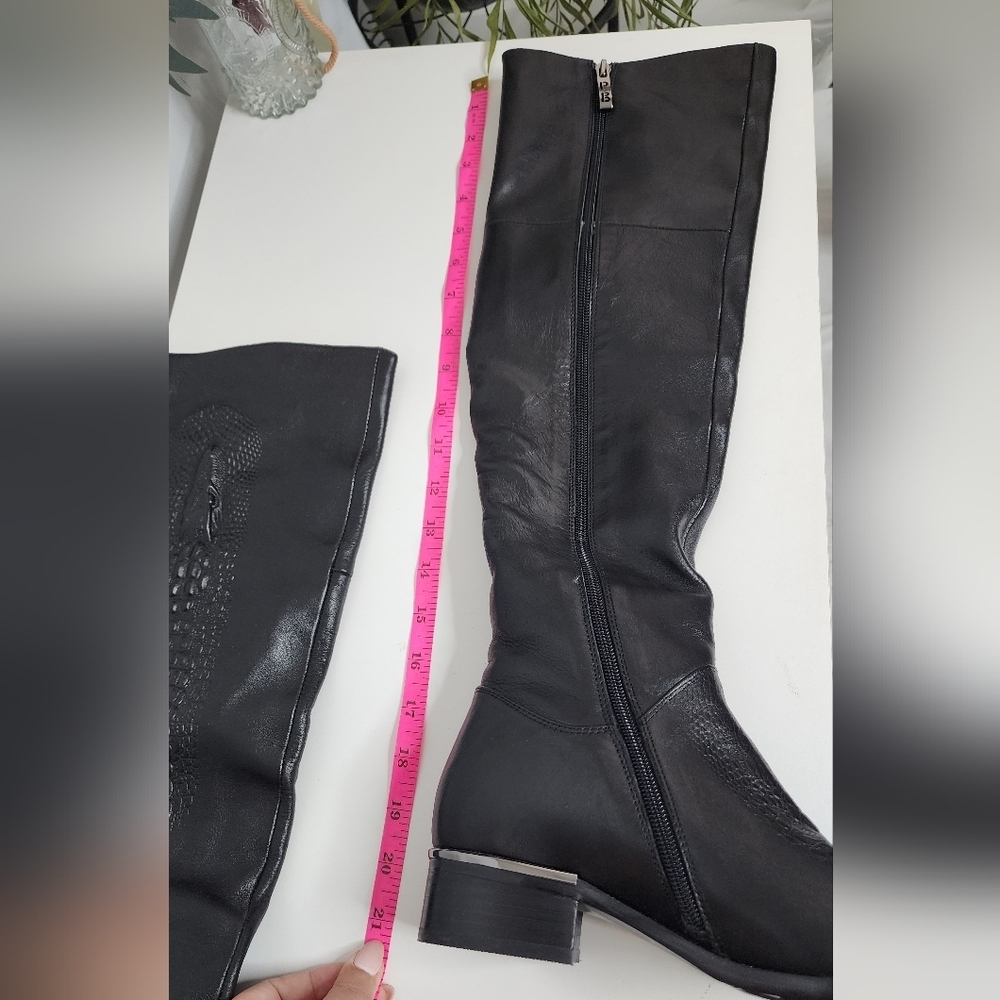 🔥Elegant Black Knee-High Boots Size 35 - Picture 6 of 8